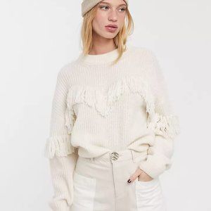 And Other Stories Fringe Sweater